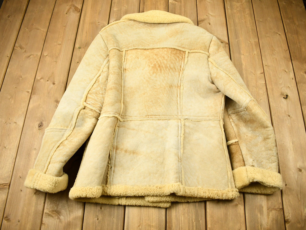 Vintage 1980s Sears The Mens Store Shearling Jacket