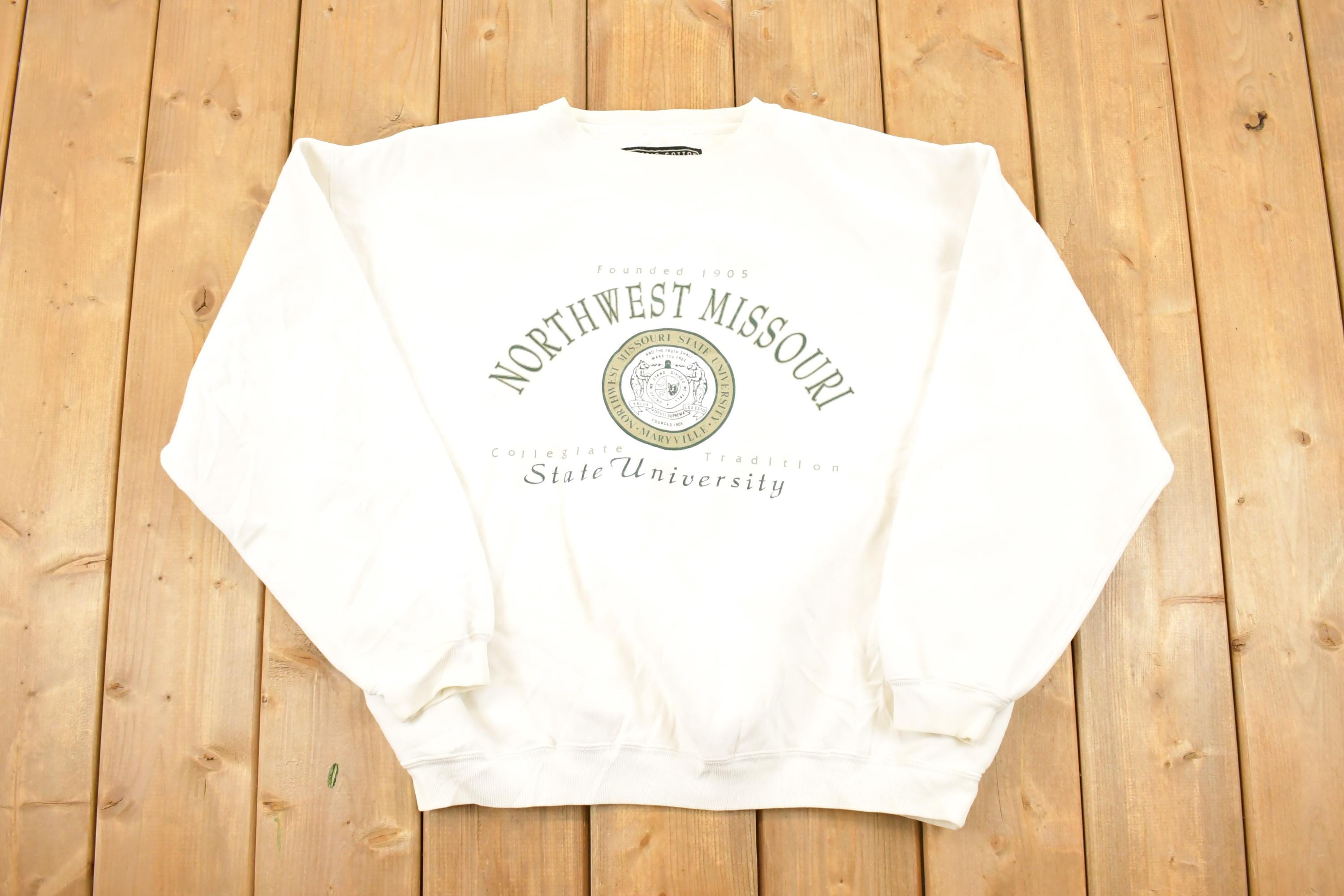 Vintage 1990s Northwest Missouri State University Crewneck Sweater Men's L