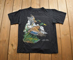 Vintage 1990s Brandon Canada Native Images Ducks Souvenir Travel T Shirt