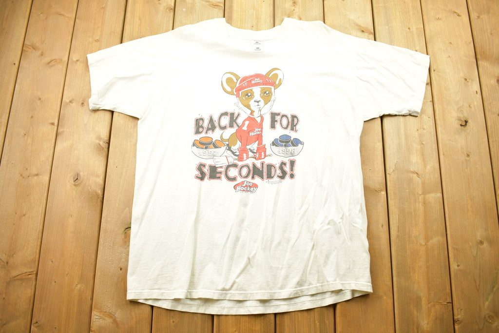 Vintage 1998 Joe Hockey Back For Seconds! T Shirt