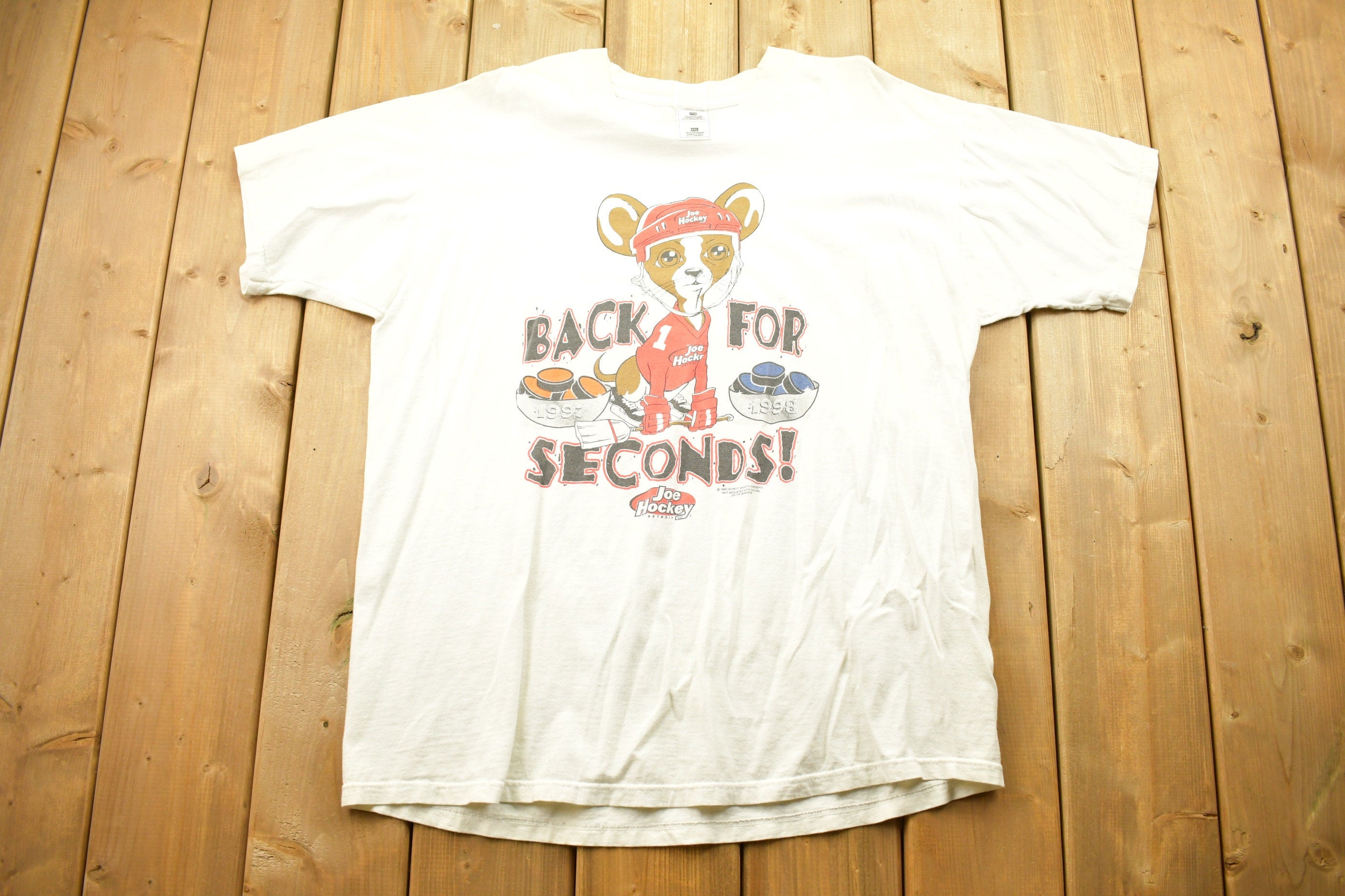 Vintage 1998 Joe Hockey Back For Seconds! T Shirt