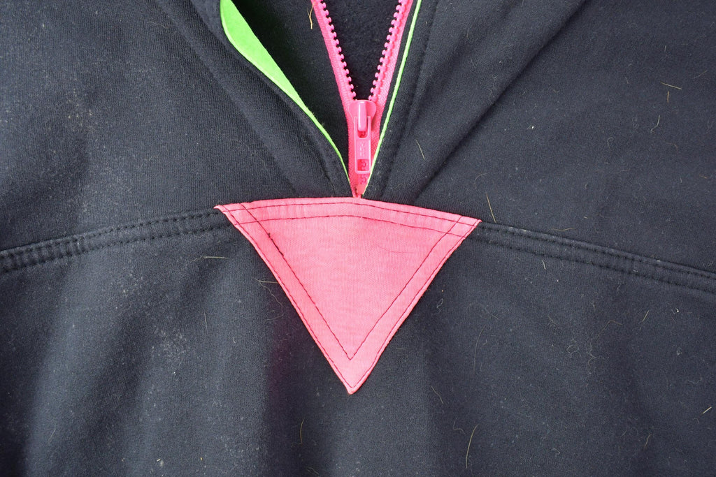 Vintage 1990s Don Cherry's Neon Ski Quarter Zip Crewneck Sweatshirt