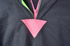 Vintage 1990s Don Cherry's Neon Ski Quarter Zip Crewneck Sweatshirt
