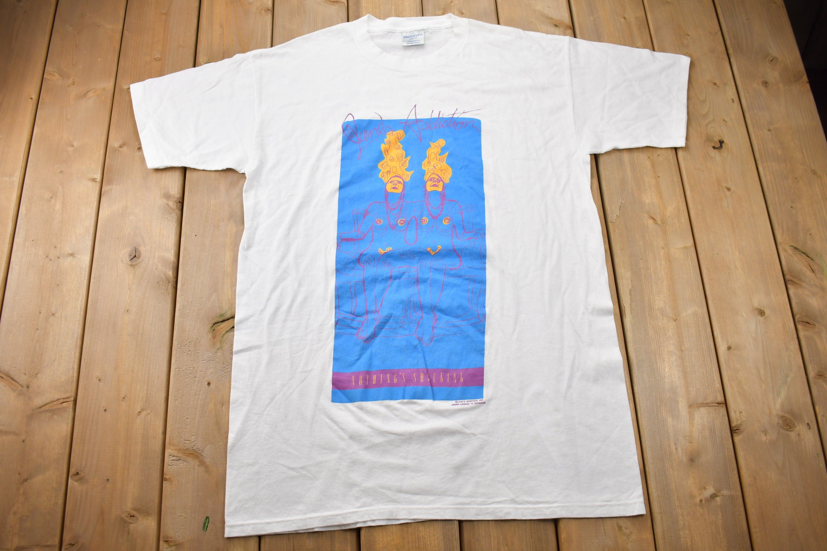 Vintage 1988 Janes Addiction Nothings Shocking Band T-Shirt
