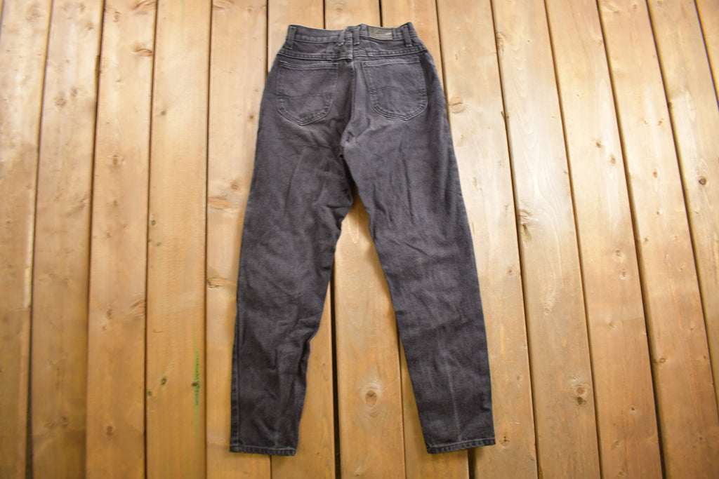 Vintage 1980s LEE Black Jeans Size 25 x 28