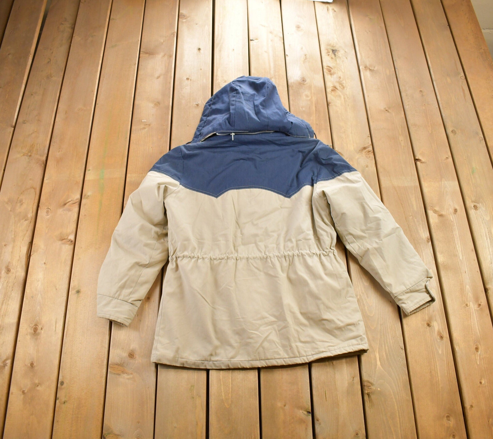 Vintage 1980s ID Rice Color Block Ski Jacket