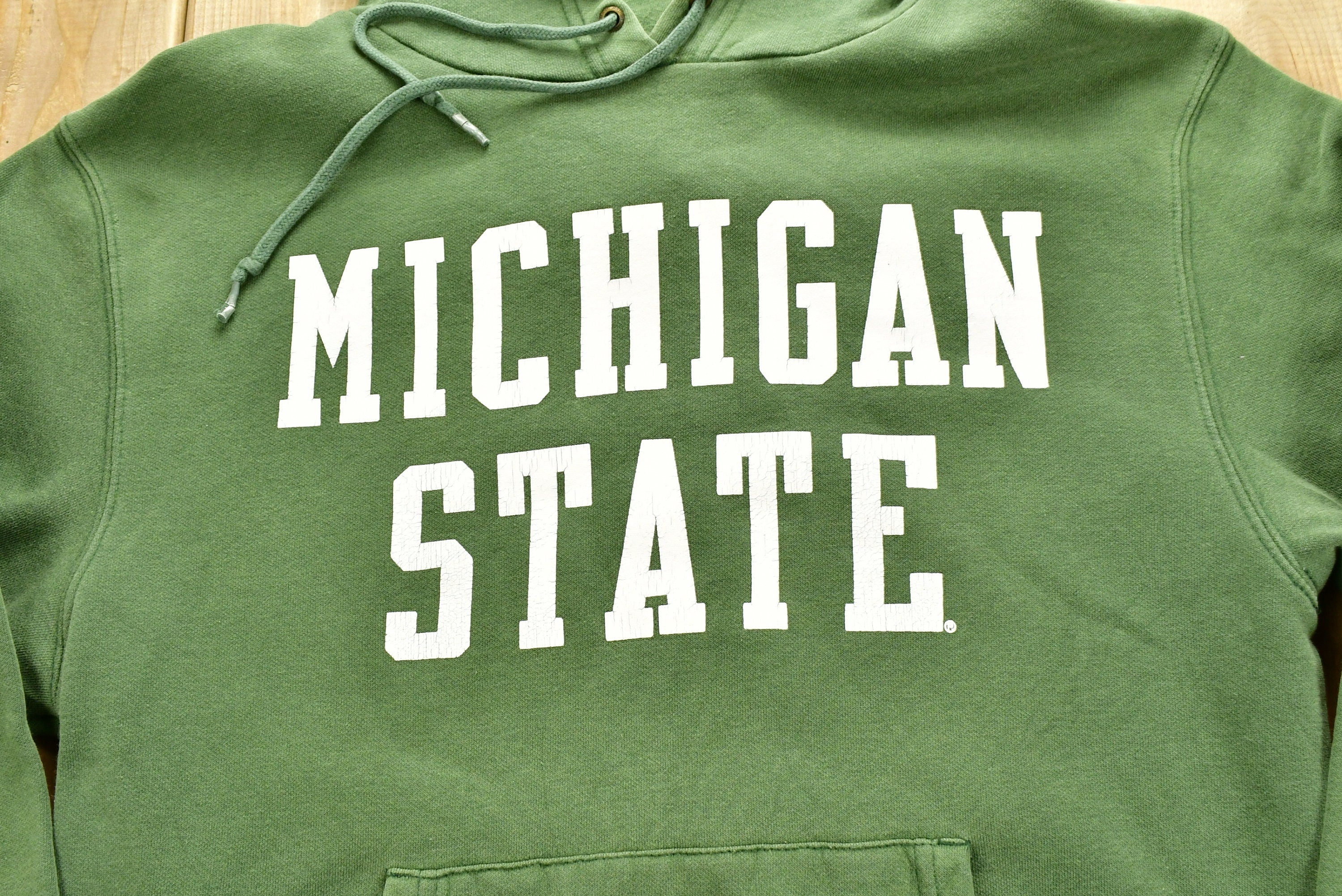 Vintage 1990s University of Michigan State Collegiate Hoodie