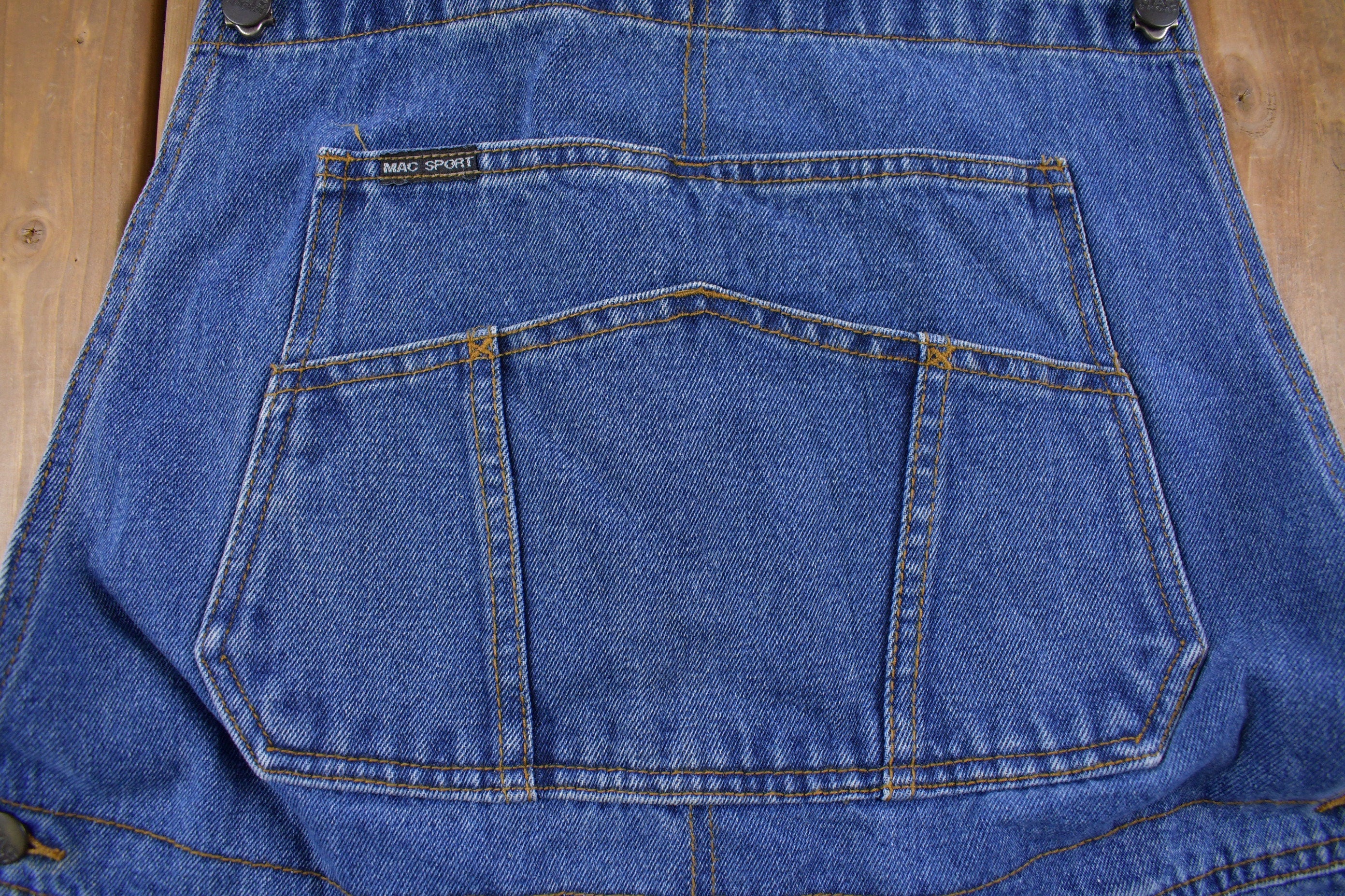 Vintage 1990s MaC Sport Jean Overalls Size XL