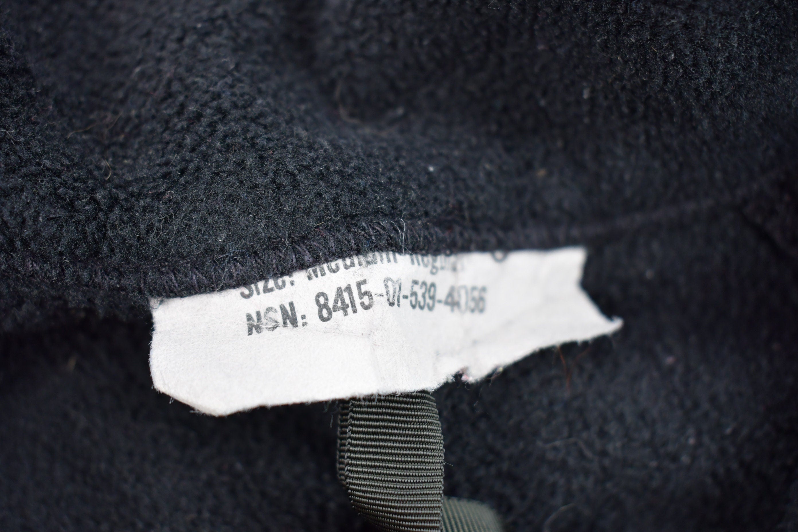 Vintage 1990s Military Army Fleece Sweater
