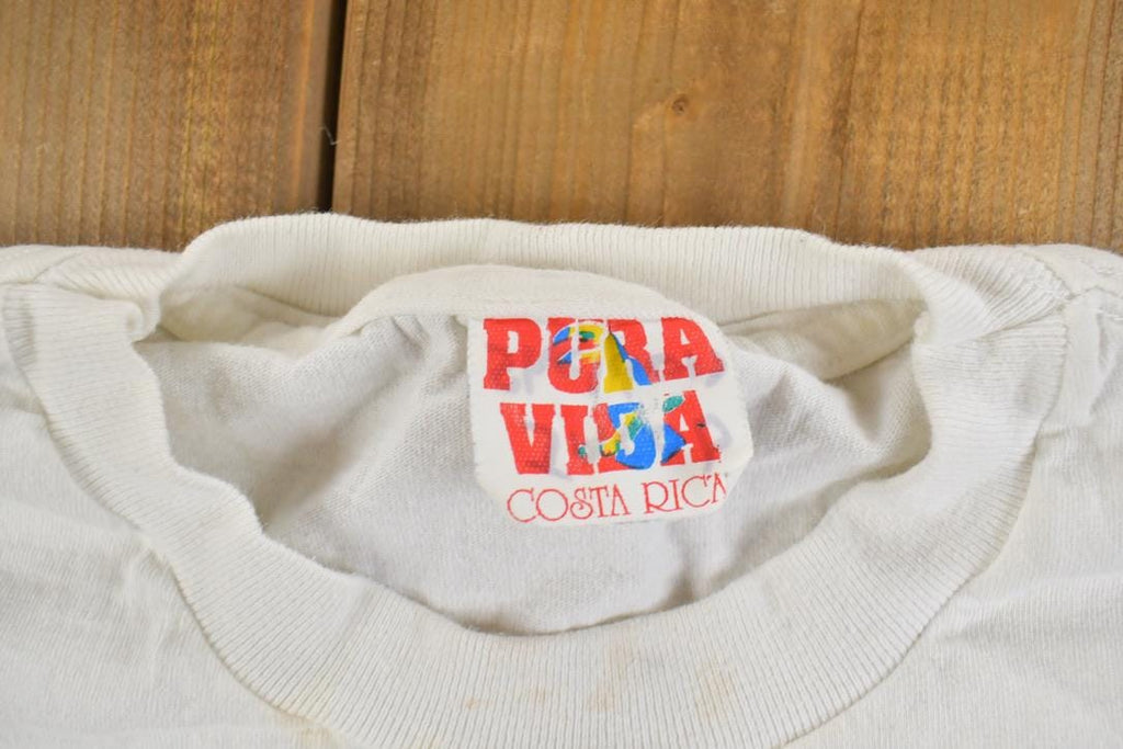 Vintage 1990s Costa Rica Butterfly Souvenir T-Shirt