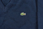 Vintage 1980s Izod Lacoste Knit V Neck Sweater Men's Medium