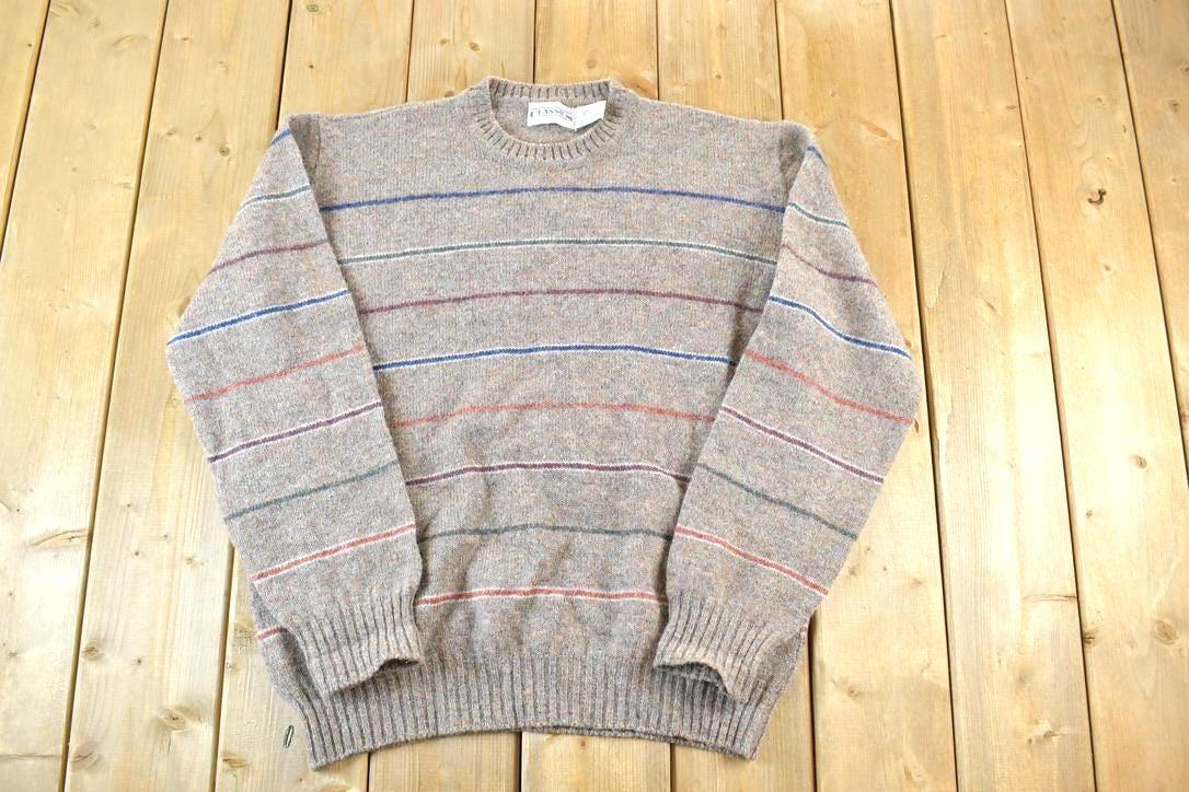 Vintage 1990s Classics 100% Wool Knit Sweater