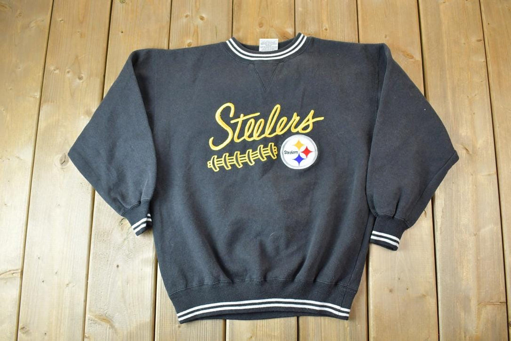 Vintage 1990s Youth Pittsburgh Steelers NFL Crewneck Sweatshirt
