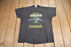 Vintage 1980s EAA Oshkosh Harrier Jet Graphic T Shirt