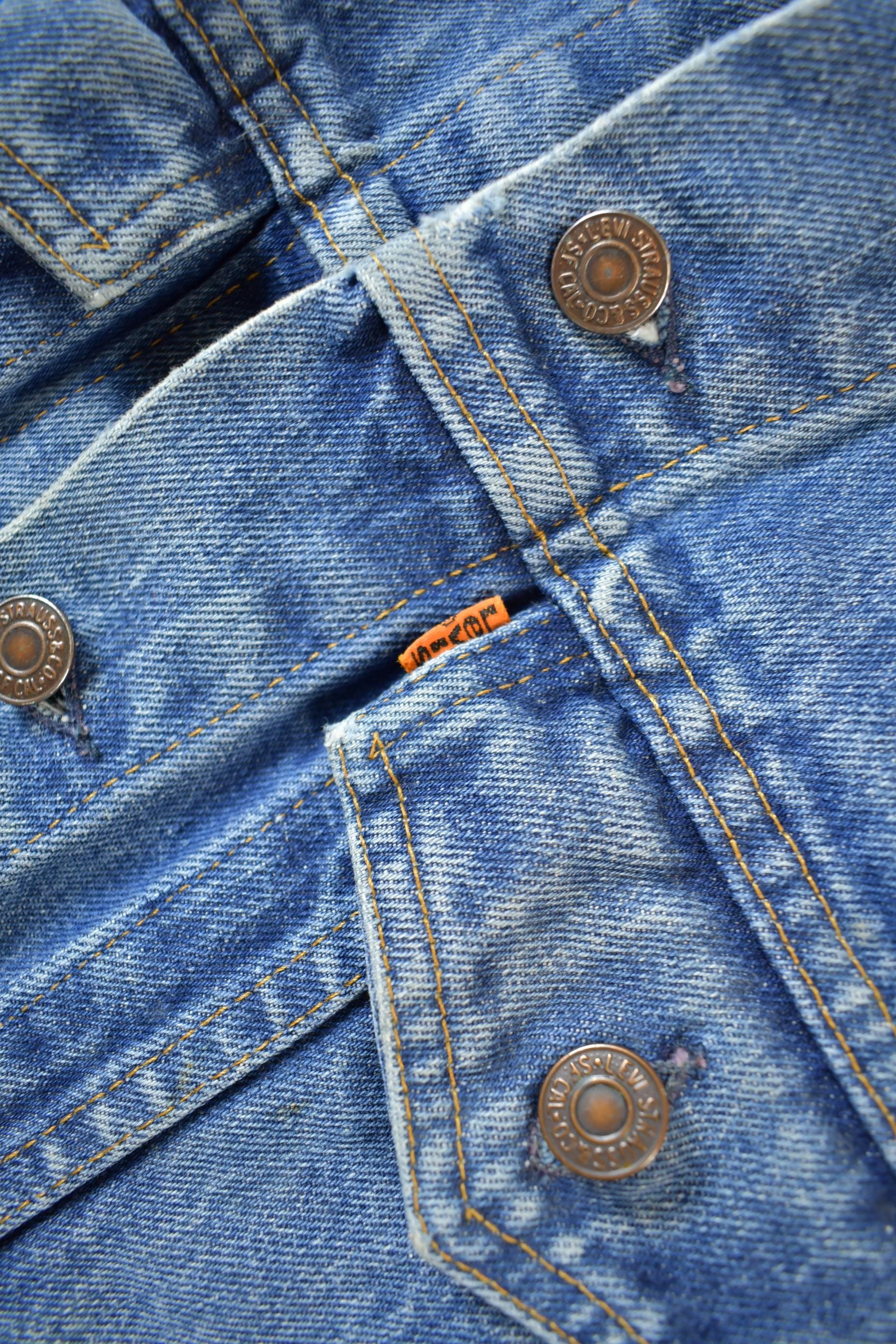 Vintage 1970s Levi's Orange Tab Jean Jacket