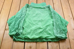 Vintage 1990s Laura Katherine Green Windbreaker & Track Pants Set
