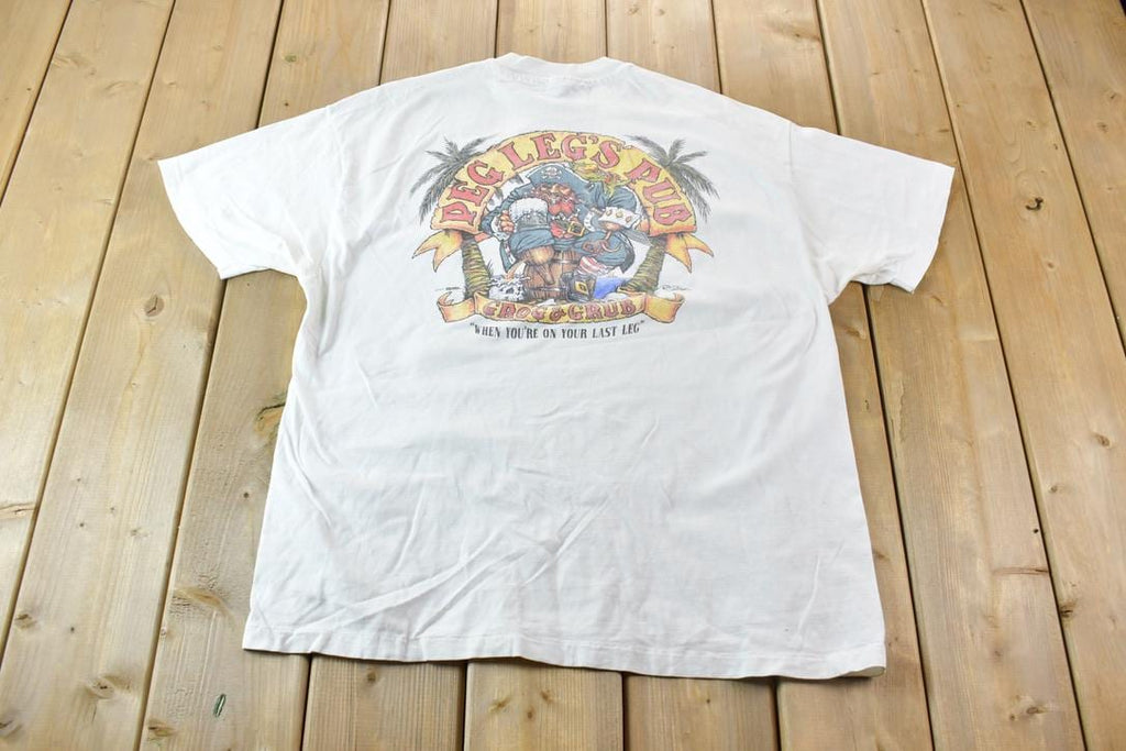 Vintage 1990s Souvenir Captiva island Travel T-Shirt Made In USA