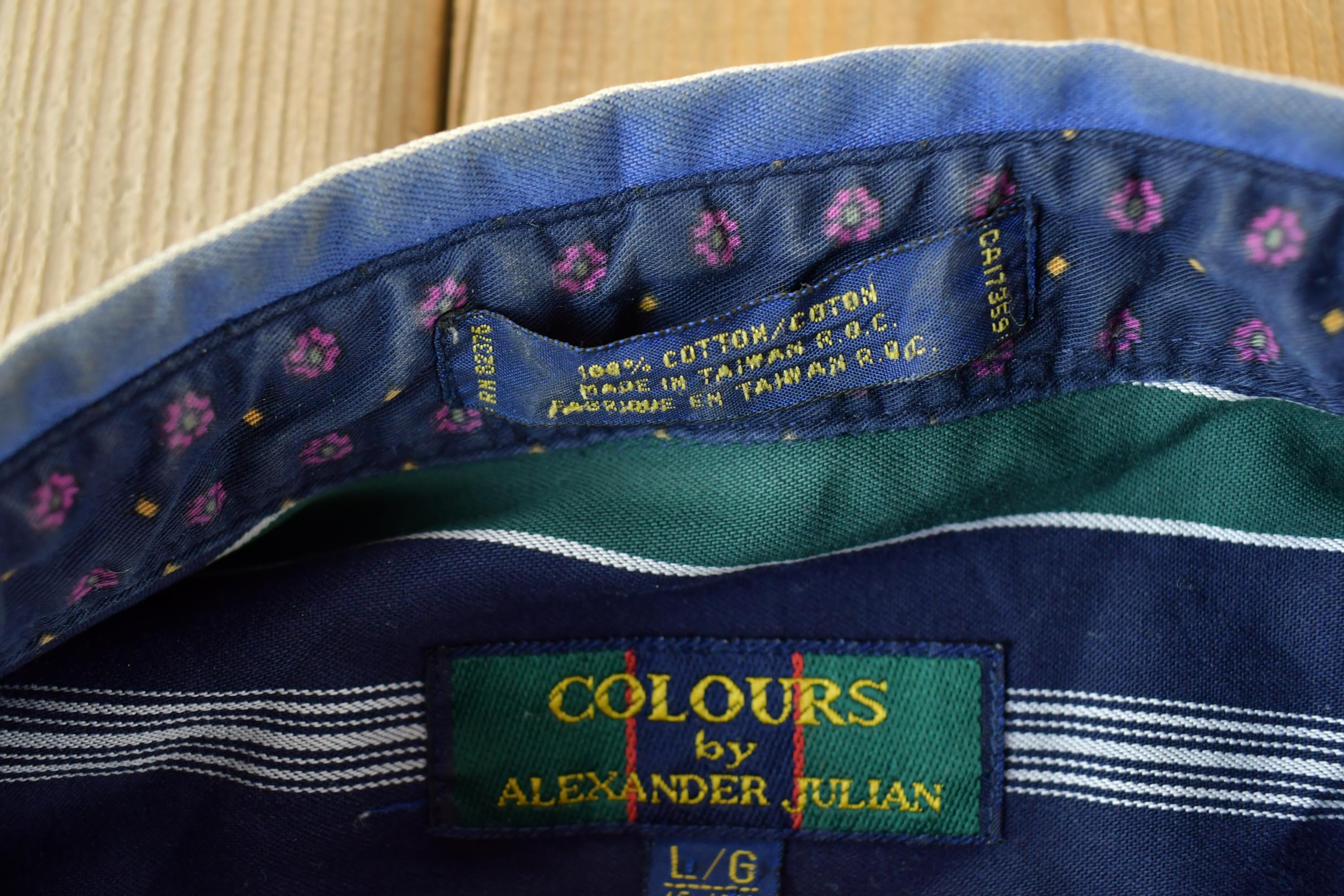 Vintage 90s Colours by Alexander Julian Western Button Up Shirt