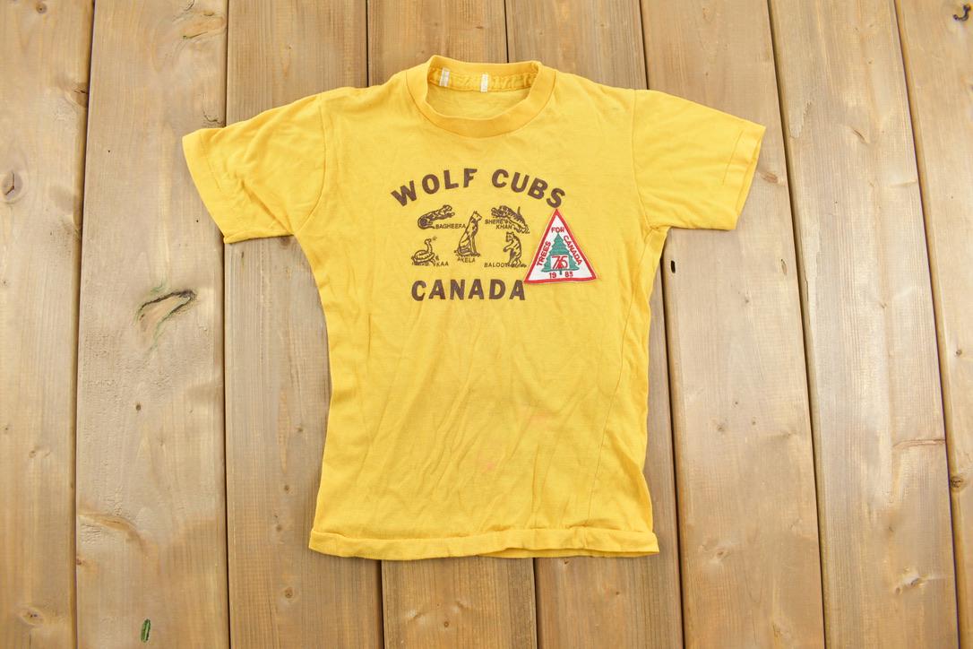 True Vintage 1983 Cub Scouts Of Canada Graphic T Shirt