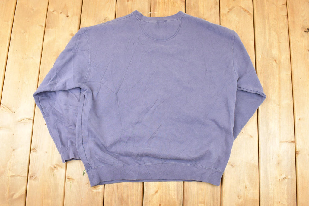 Vintage 1990s Fahrenheit Alaska Embroidered Crewneck Sweatshirt Mens L  90's Destination Sweater