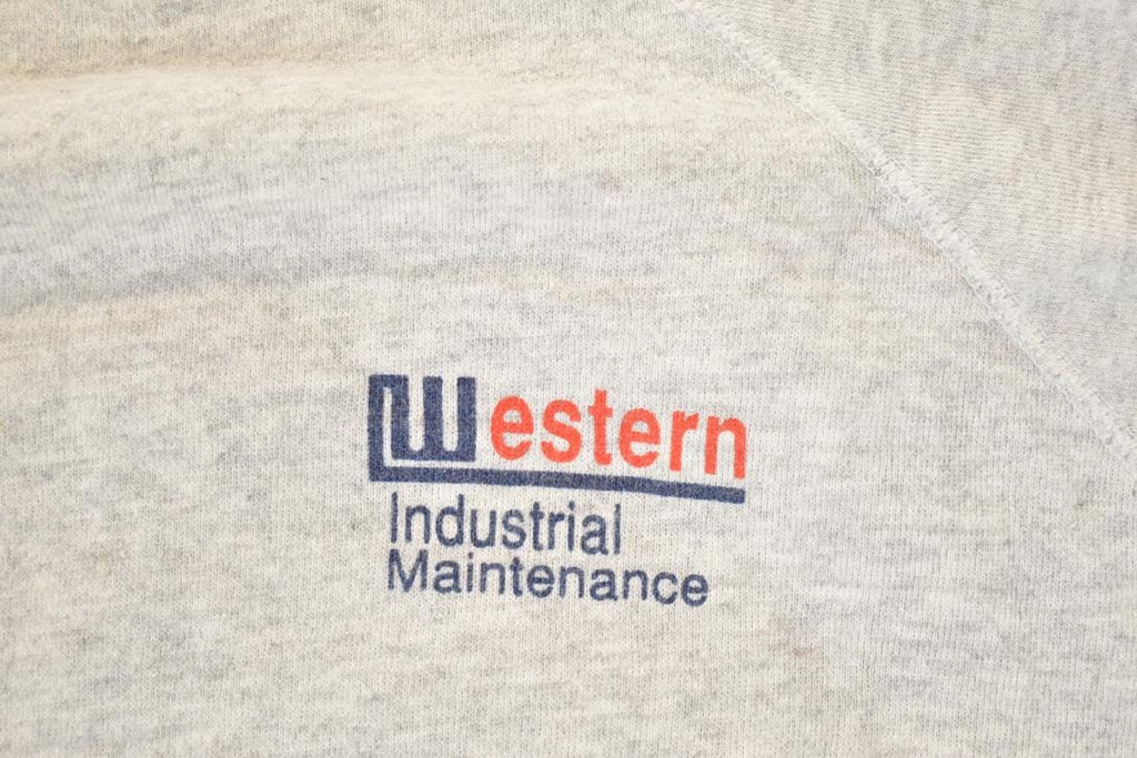 Vintage 1990s LA Refinery Job Loss Hours Crewneck Sweatshirt Men's L