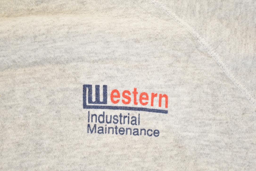 Vintage 1990s LA Refinery Job Loss Hours Crewneck Sweatshirt Men's L