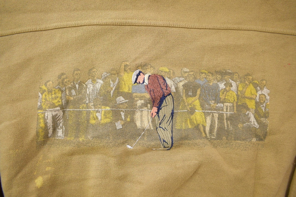Vintage 1990s Golfer Graphic Crewneck Sweatshirt