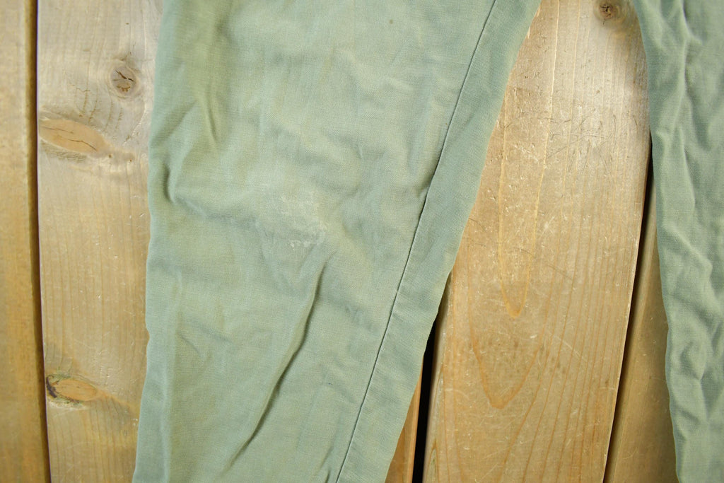 Vintage 1970s Military OG-107 Sateen Fatigue Pants Size 28 x 32