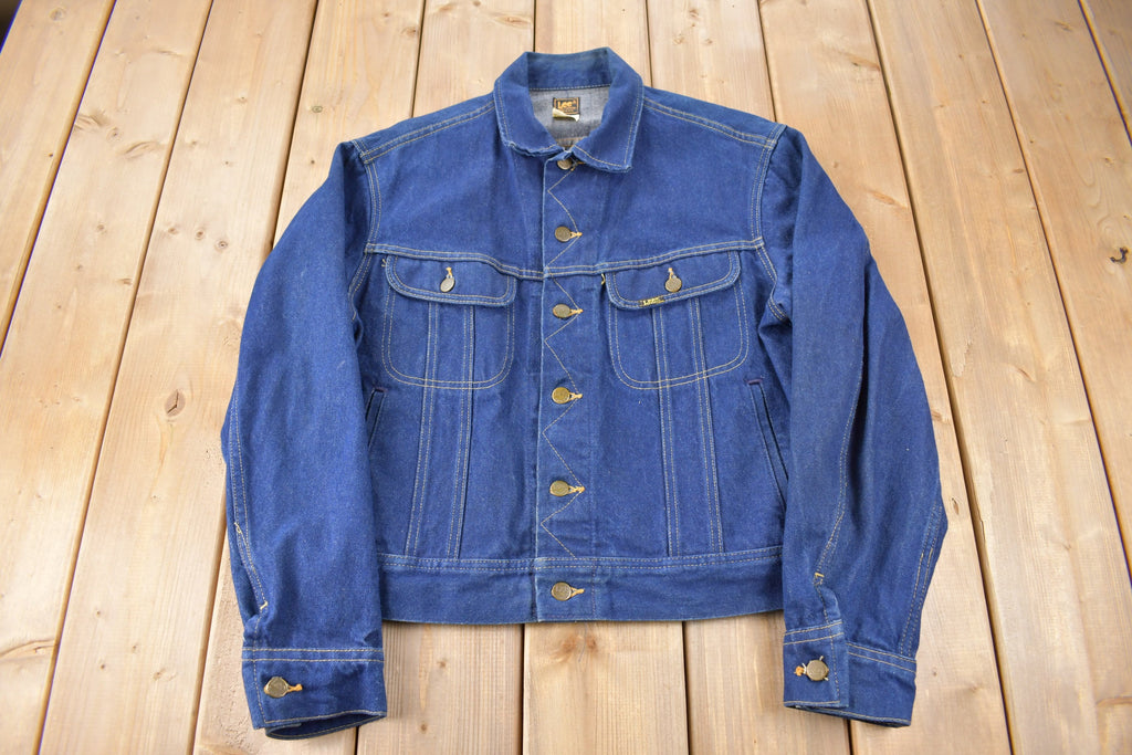 Vintage 1970s Lee Jean Jacket Size 44R Made In USA