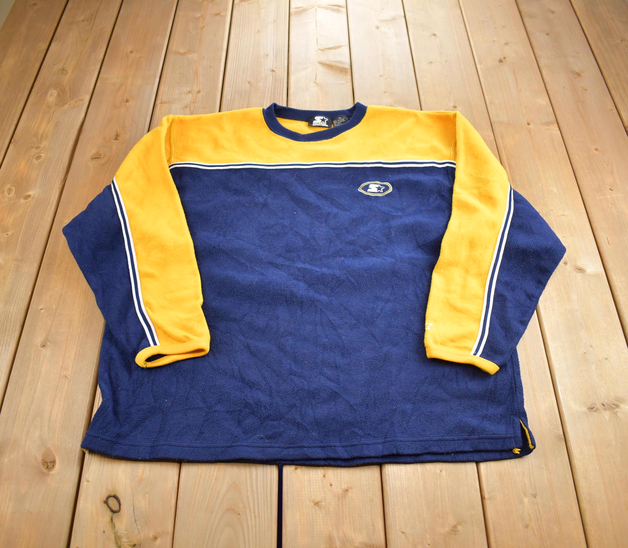 Vintage 1990s Starter Embroidered Fleece Crewneck