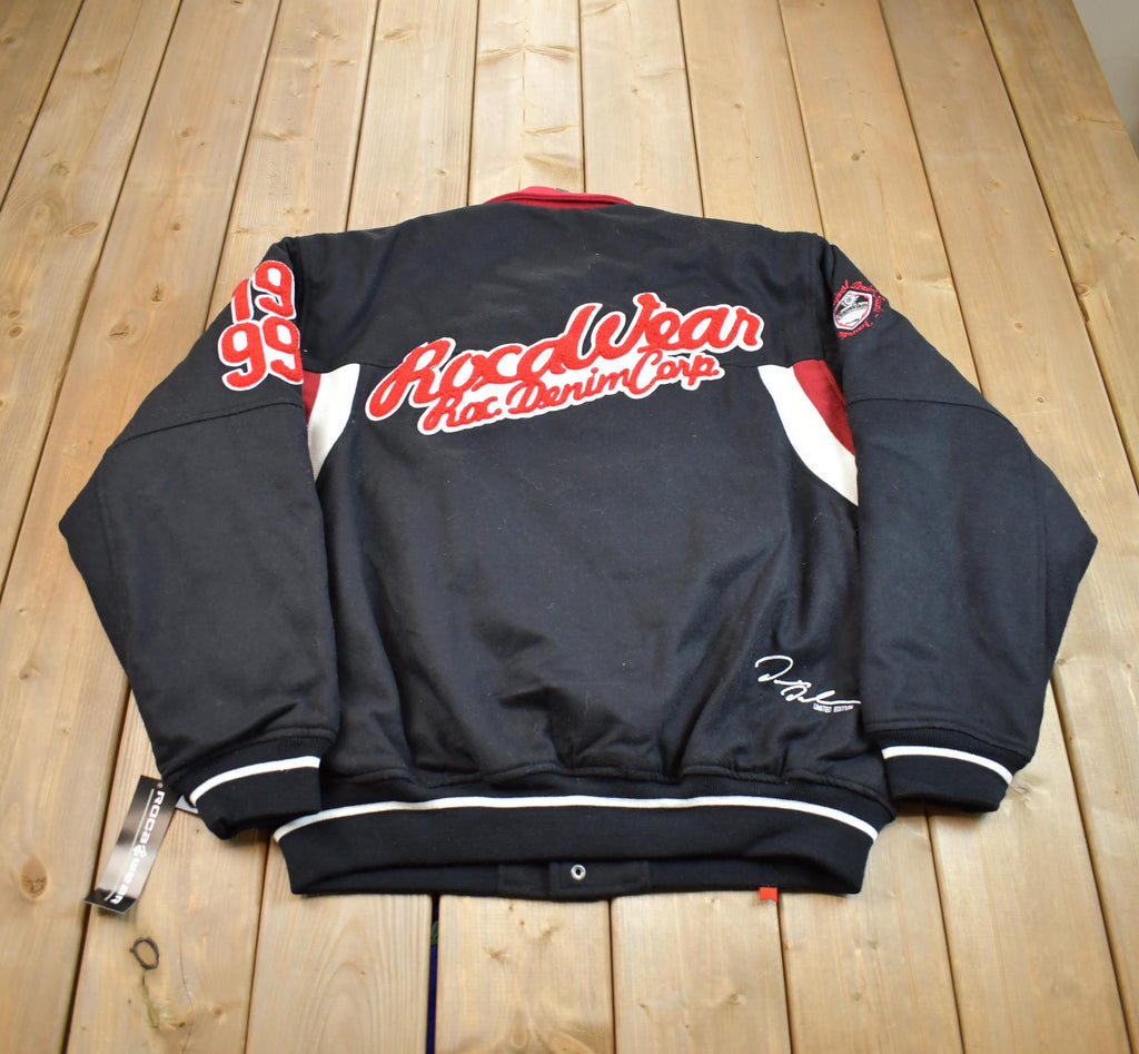 Vintage 1999 Deadstock ROCAWEAR Button Up Embroidered Jacket
