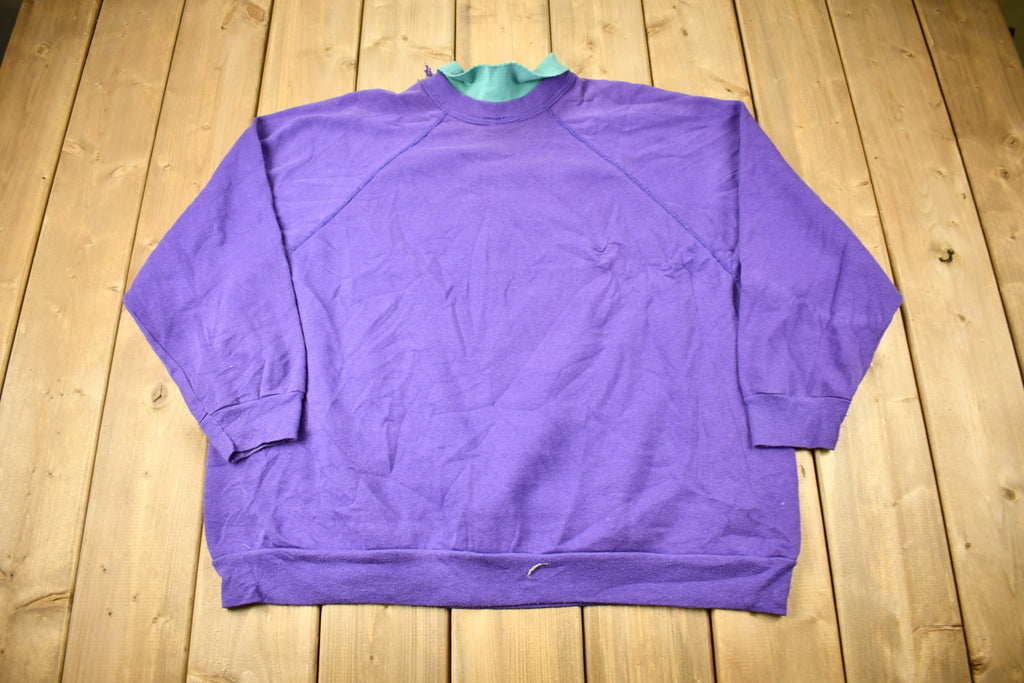 Vintage 1980s Koala Graphic Collared Raglan Crewneck