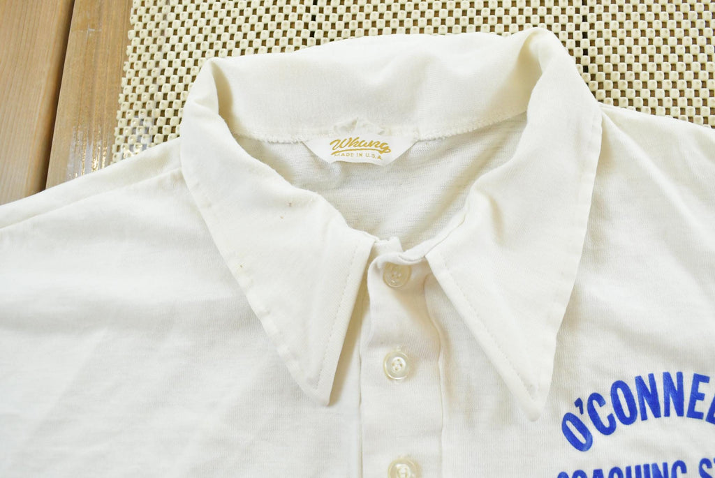 Vintage 1990s O'Connell Coaching Staff Collared Polo Shirt Men's L / 90s Streetwear / Made in USA / Essentials