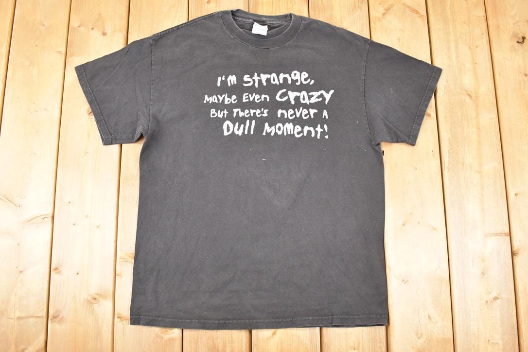 Vintage 1990s Im Strange Tennessee River Souvenir Travel T-Shirt Men's M