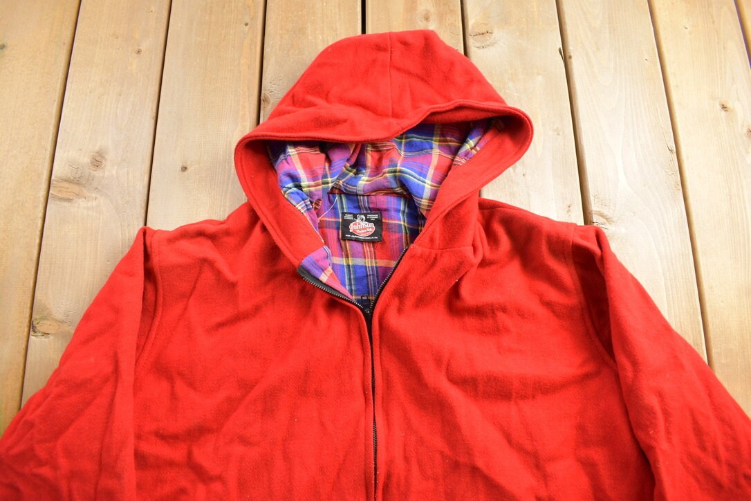 Vintage 1980s Johnson Woolen Mills Hooded Jacket