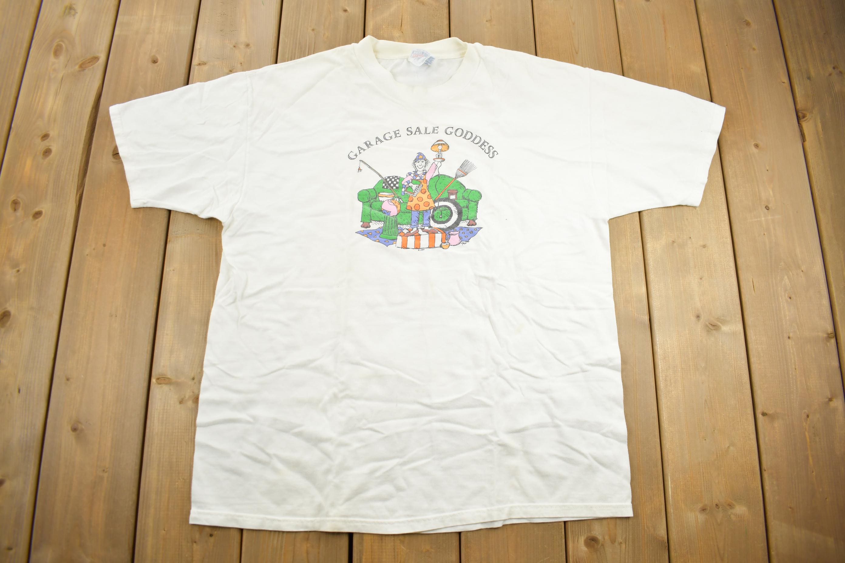 Vintage 1990s Garage Sale Godess Graphic T-Shirt
