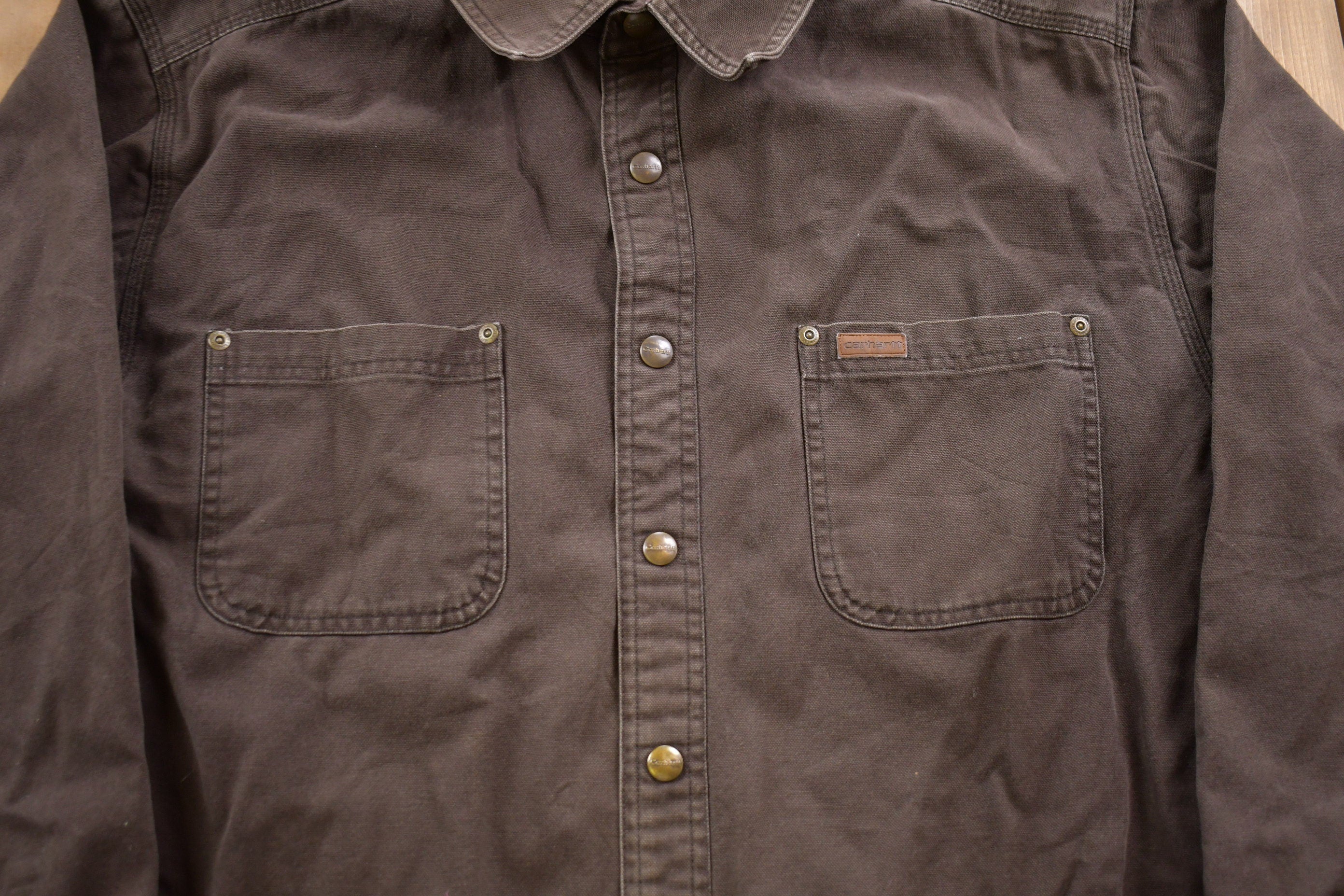 Vintage 1990s Carhartt Shirt Jacket