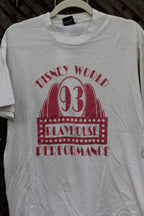 Vintage 1993 Walt Disney World Playhouse Performance Graphic t Shirt