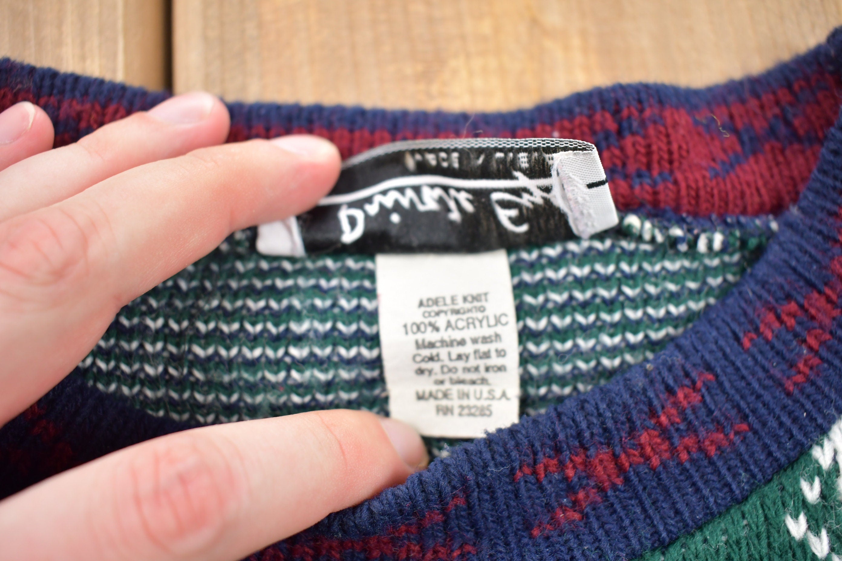 Vintage 1990s Wool Knit Sweater