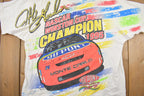 Vintage 1995 Jeff Gordon All Over Print NASCAR Racing T-Shirt