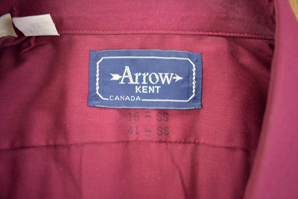 Vintage 1980s Arrow Kent Short Sleeve Button Up Shirt