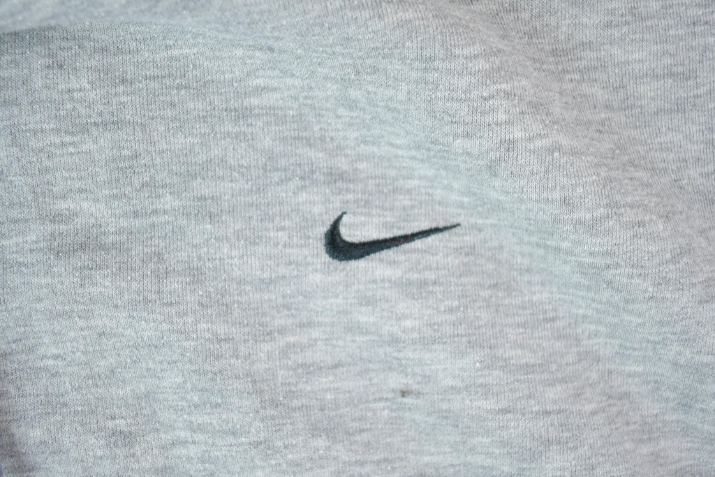 Vintage 1990s Nike Embroidered Mini Swoosh Hoodie Sweatshirt