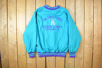 Vintage 1990s First Street Dance Academy Embroidered Name Windbreaker