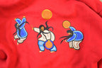 Vintage 1990s Nature Theme 100% Wool Hooded Button Up Jacket Made In Canada