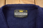 Vintage 1990s Sportswear Cardigan Sweater