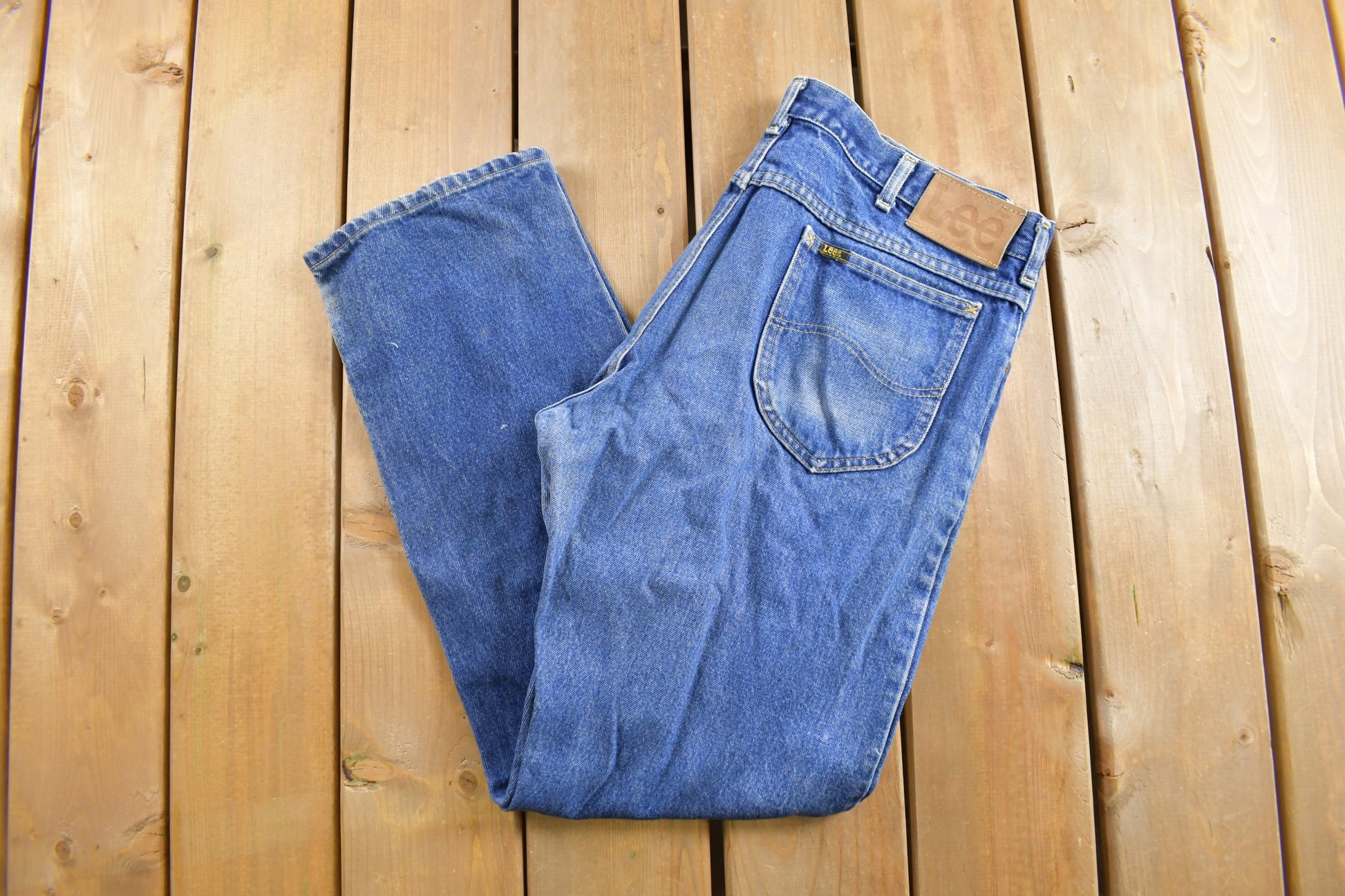 Vintage 1980s LEE Blue Jeans Size 36 x 30.5
