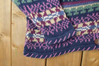 Vintage 1990s Paris Sport Club Knit Cardigan Sweater