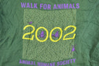 Vintage 2002 Walk For Animals Souvenir T-Shirt