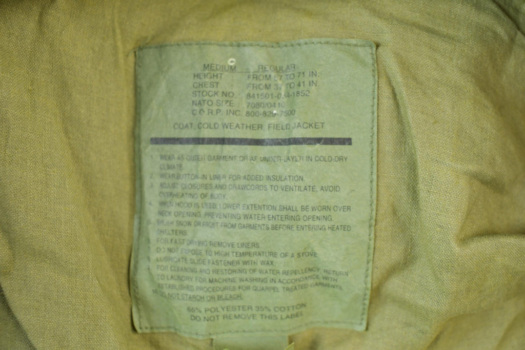 Vintage 2000 Army Military Field Jacket