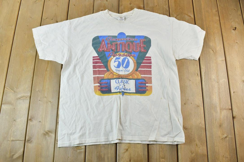 Vintage 1990s Antique 50 Years Old Souvenir T-Shirt